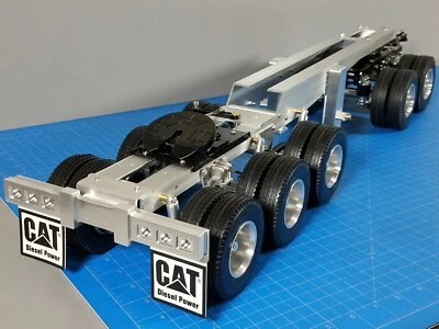 2 Axles Dolly + 3 Axles Semi Trailer for Tamiya RC 1/14 King Knight Grand Hauler - Image 1 of 4
