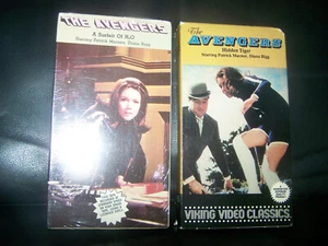 THE AVENGERS A Surfeit of H2O Sealed VHS Diana Rigg UK TV HIDDEN TIGER Unsealed - Picture 1 of 2