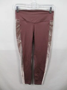 Victoria's Secret Damen Leggings klein lila kuschelig PINK Samt Taschen Stretch - Bild 1 von 10