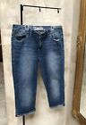 Bootheel Trading Co Womens Kennett  Cropped Capri Jeans Size 8 30/8 Euc