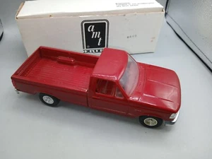 VINTAGE AMT ERTL 1992 FORD F150 XLT BRIGHT RED Promo Model Truck & Box  - Picture 1 of 11