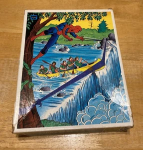 Vintage THE AMAZING SPIDER-MAN 100 pc Puzzle #4605-26 Complete 1982 Marvel - Picture 1 of 9