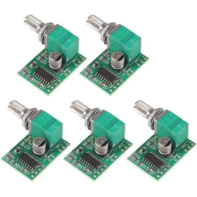 Mini amplificatore audio PCB PAM8403 Dual Channel 3W + 3W DC 5V Stereo Amplif... - Immagine 1 di 4