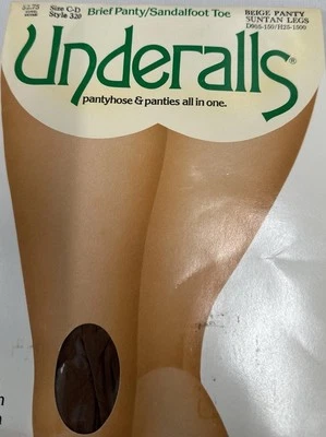 Pantimedias y bragas todo en uno beige panty piernas bronceadas mono talla C-D Foto 1 de 4