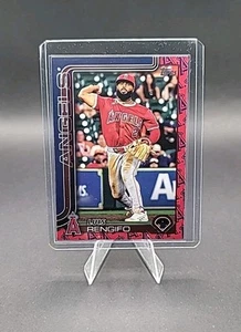2025 Topps Series 1 Team Color Border Luis Rengifo #152 Los Angeles Angels - Picture 1 of 2