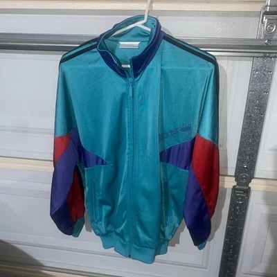 Chaqueta deportiva vintage para hombre Adidas años 90 cremallera completa multicolor talla M Foto 1 de 4