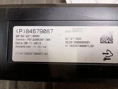 Chevrolet Silverado 1500 2020 chasis de control de temperatura ECM 2940775 Foto 1 de 4