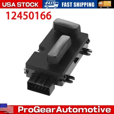 Interruptor de asiento eléctrico del lado del conductor para Cadillac Escalade Chevy GMC 12450166 2002-2006 Foto 1 de 4