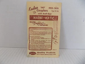 #MKD-5&10 MAGNE-MATIC COUPLER HO SCALE BY KADEE 2 PAIRS PO NOS - Picture 1 of 3