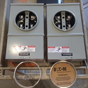 New Cooper B-Line U121315 Meter Socket Type 3R 5 Jaw 100A 600V 1P 3W MCC Bypass - Picture 1 of 9