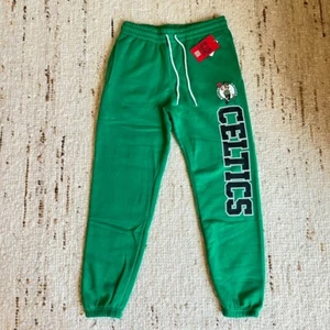 Boston Celtics Ultra Game Fleece Sweatpants Joggers Nike Mitchell Ness Jersey S - Picture 1 of 4