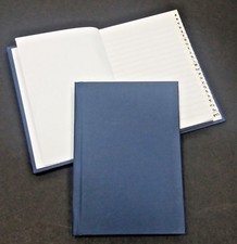 1 BRAND NEW A6 BLUE HARDBACK CASEBOUND A-Z INDEXED ADDRESS INDEX BOOK 192 PAGES