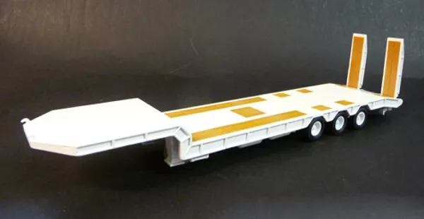 PIANALE COMETTO SEMIRIMORCHIO senza  GRUPPO dI TRAINO BIANCO  Old Cars OLC00012B - Immagine 1 di 1