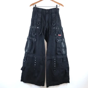 Pantalón holgado de pierna ancha Raver vintage Tripp NYC Daang Goodman Y2K para mujer XS - Imagen 1 de 24