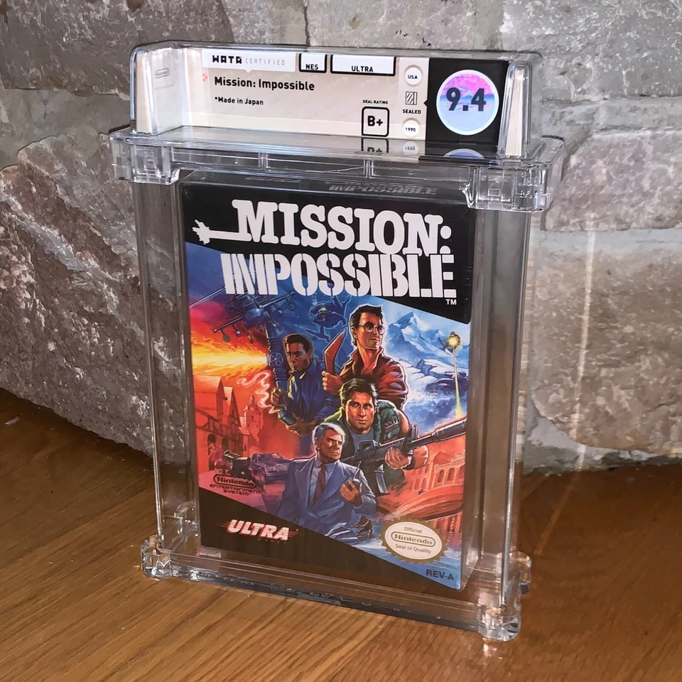 New Mission: Impossible WATA 9.4 Factory Sealed H-Seam Graded Game 1990 Ultra - Image 1 of 3