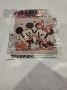 5D DIY Diamond Art Painting Embroidery Kit Craft Mickey & Minnie - Picture 1 of 2