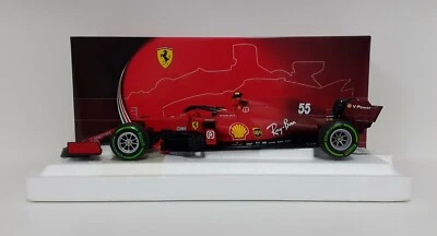 MODELLINO AUTO DIE CAST SCALA 1:18 BBR F1 FERRARI SF21 SAINZ GP 2021 MODELLISMO - Immagine 1 di 4