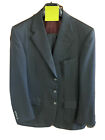 Quality Custom Tailored Suit Mens Black/Dark Gray Wool 40R Pants - 32x30