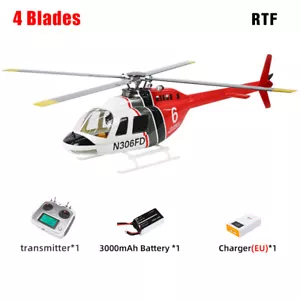 Fly Wing Bell 206 4 Blades RC Hubschrauber 6CH Brushless w/ H1 Flight Controller - Bild 1 von 17