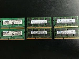 Apple Mac 2x2 4GB Memory, EACH 1x2 GB DDR-PC3 1066 Ram for iMac, MBP and Mini - Picture 1 of 4