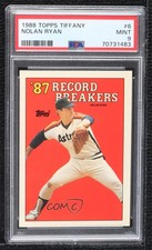 1988 Topps Record Breakers Collector's Edition (Tiffany) Nolan Ryan PSA 9 MINT
