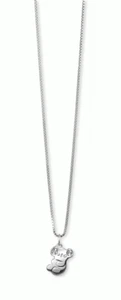 Plata de Ley 'D' Para Diamante Koala Colgante P4392 (No Diamante) - Imagen 1 de 4