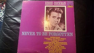 EDDIE COCHRAN ALBUM "NEVER TO BE FORGOTTON" MONO LRP3220 - Picture 1 of 4