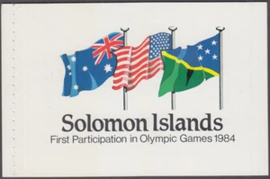 SOLOMON ISLANDS Sc # 534 CPL MNH S/S (BOOKLET) - 1st OLYMPIC PARTICIPATION - Picture 1 of 1