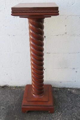 Soporte de estatua de planta de huso de principios de 1900 5896A Foto 1 de 4