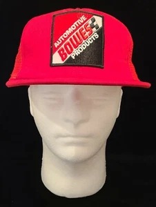 Vintage Bowes Automotive Products Trucker Mesh Snapback Patch Hat  - Picture 1 of 8