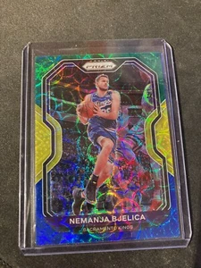 2020 2021 Prizm Choice Blue Yellow Green Prizm Nemanja Bjelica #190 Sac Kings - Picture 1 of 2