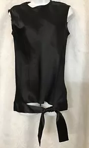 helmut lang Blouse Butter Sleeveless Drape Tank Satin Trim Nwt Size S - Picture 1 of 10