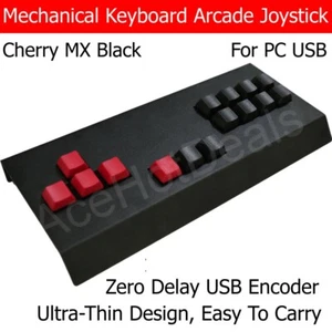 RAC-J500KM Mechanical Keyboard Arcade Joystick Portable Game Controller PC USB - Picture 1 of 8