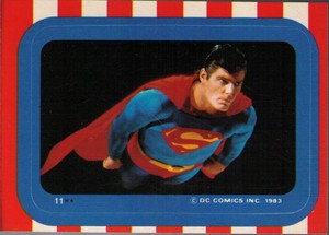 1983 Topps Superman III Stickers #11