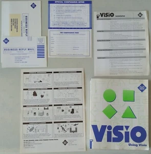 Visio 3.0 Publishing/Graphics for OS/2 2.x & higher with WinOS2, Win3.x/95/98/NT - Picture 1 of 5