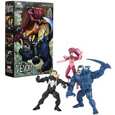Hasbro Marvel Legends Venom Marvel's Riot & Agony 3-Pack Action Figure In Hand