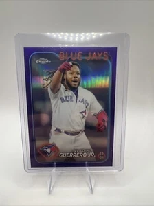 VLADIMIR GUERRERO JR. 2024 TOPPS REFRACTOR CROMO PÚRPURA/250 TORONTO BLUE JAYS - Imagen 1 de 3