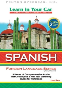 NEW!  Learn In Your Car Spanish Learning Audio CDs LEVEL TWO by Penton Overseas - Picture 1 of 6