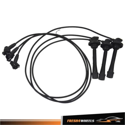 3× For 1995-2004 Toyota Tacoma 4Runner T100 Tundra V6 3.4L Spark Plug Wire Set - Image 1 of 4