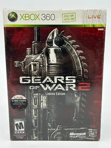 Gears of War 2 Limited Edition Microsoft Xbox 360 2008 Complete Sealed NEW - Picture 1 of 3