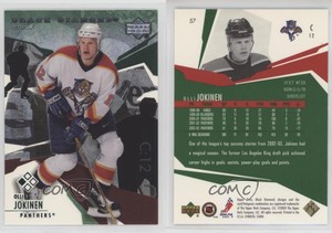 2003-04 Upper Deck Black Diamond Green /100 Olli Jokinen #57