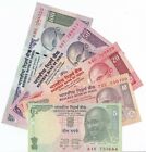 India Rupee Currency Paper Money Bank Notes 5-10-20-50-100 Set Of 5 Notes