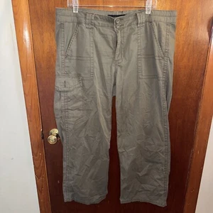 Vtg Calvin Klein Jeans Womens Gray Cargo Capri Jeans Size 16W - Bild 1 von 7