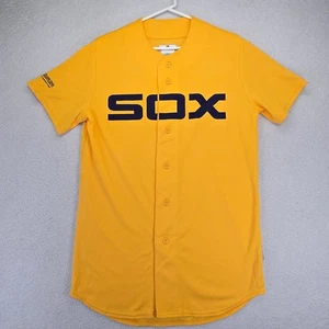 Chicago White Sox Trikot Herren XL X-Large Majestic Gelb Wärmeübertragung Logo - Bild 1 von 10