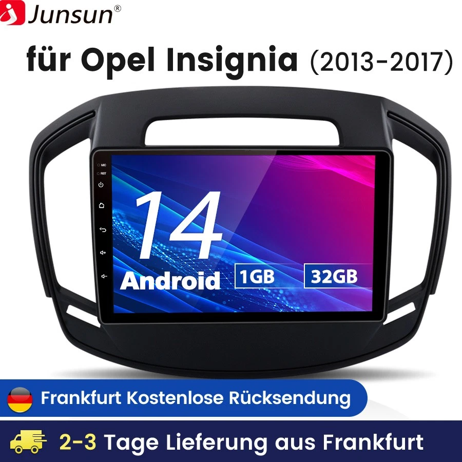 Für Opel Insignia A 2013-2017 Autoradio 1+32GB Android 14 GPS Navi WIFI RDS DAB+ - Bild 1 von 4
