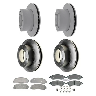 For Ford F-250 Super Duty 05-07 Brake Kit Silver Front & Rear Brake Kit w Foto 1 de 4