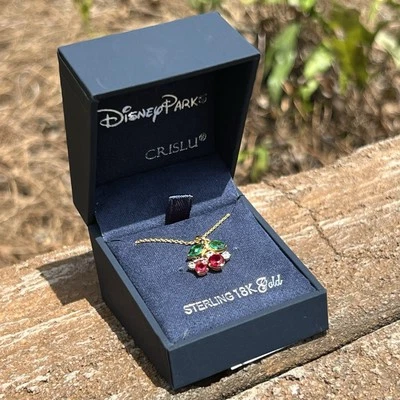 Collar de cereza CRISLU Mickey & Minnie (exclusivo de Trunk Show) Foto 1 de 4