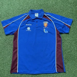 Brisbane Lions AFL On Field Polo Shirt Mens 2XL XXL Member 2012 Rugby Jersey - Picture 1 of 10