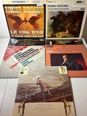 7-LP Classical Orchestral Vinyl Lot Szell Ashkenazy Ormandy Bonynge Masur EX - Image 1 of 4