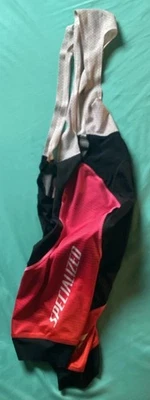 Specialized SL Pro Bib Shorts Cycling - Men's Large - Red to Pink Fade - Used - Image 1 of 4